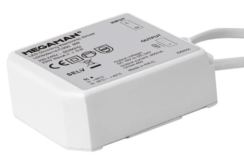 Megaman LED Downlighter Ø68mm | RICO DtW 6/50W WIT RA971800K/3000K 500lm 918/930 | IP44 Wit