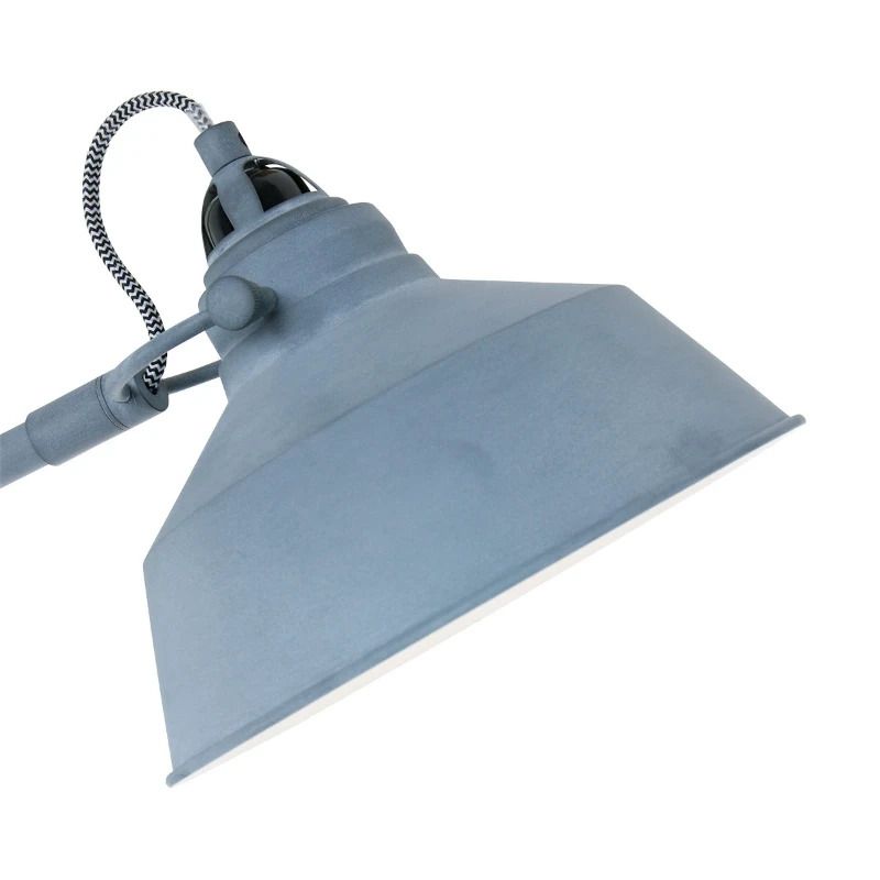 Mexlite Nove LED Vloerlamp | 1x E27 40W | Dimbaar | Grijs/Wit
