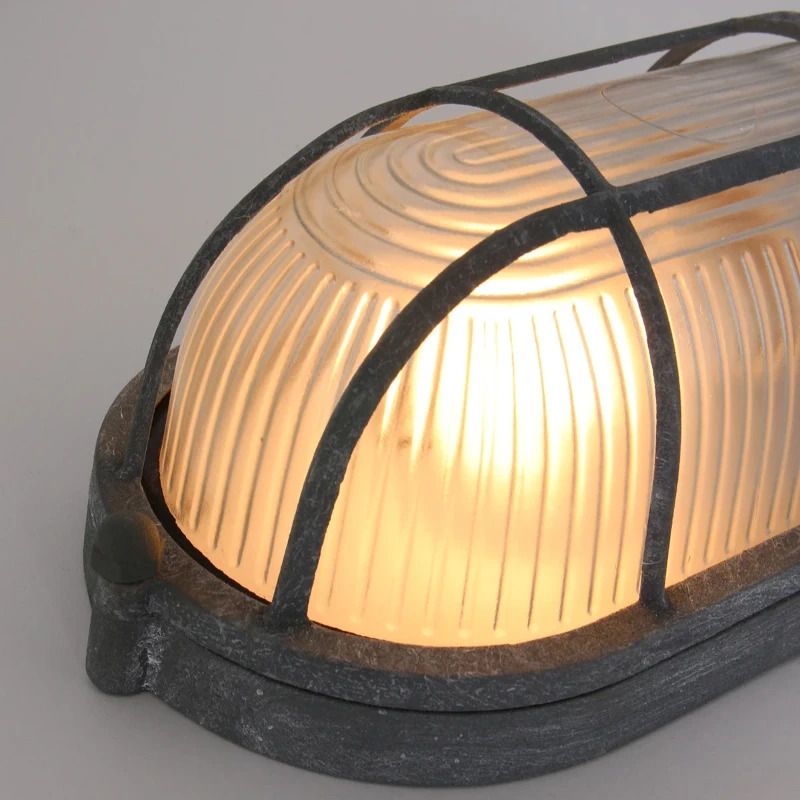 Mexlite Lisanne LED Plafondlamp | 1x E27 40W | Dimbaar | Grijs/Transparant