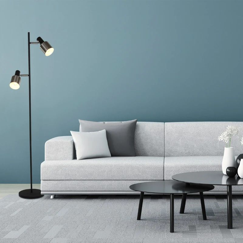 Anne Light Fjorgard LED Vloerlamp | 2x E27 40W | Dimbaar | Staal