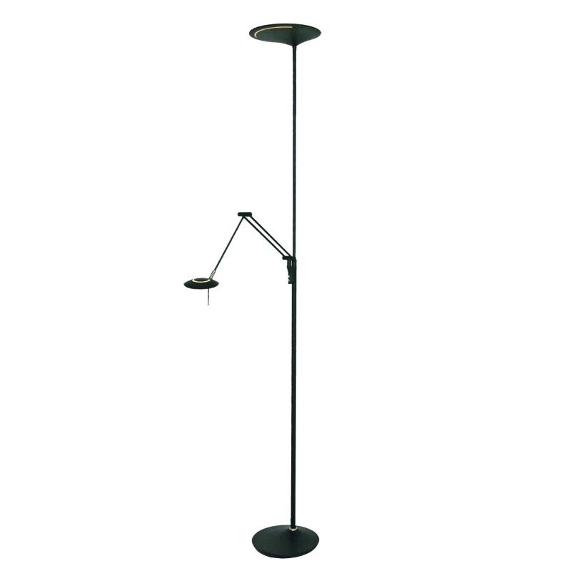 Steinhauer Zodiac LED Vloerlamp | 31W 2700K 2900lm 927 | Dimbaar | Zwart