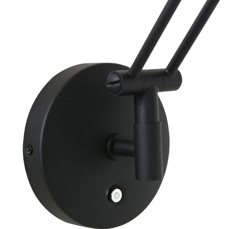 Steinhauer Zodiac LED Wandlamp | 6W 2700K 700lm 927 | Dimbaar | Chroom/Zwart