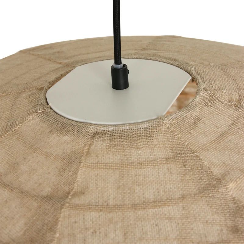 Anne Light Bangalore LED Hanglamp | 1x E27 40W | Dimbaar | Beige/Zwart