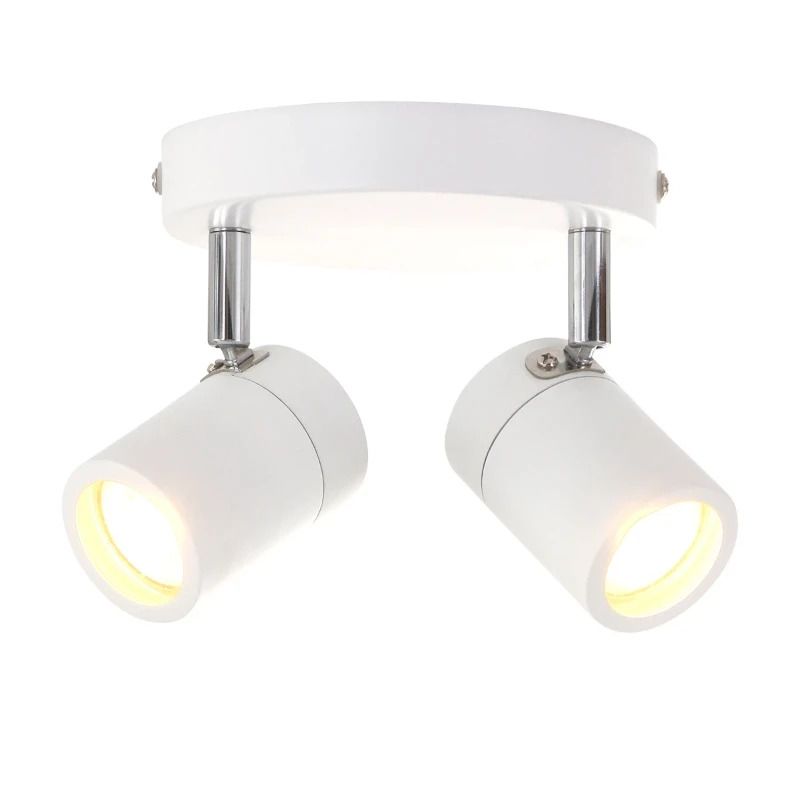 Mexlite Upround Ø24cm LED Downlighter | 2x GU10 4.6W 2200K/2700K 960lm 822/827