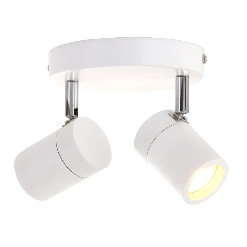 Mexlite Upround Ø24cm LED Downlighter | 2x GU10 4.6W 2200K/2700K 960lm 822/827