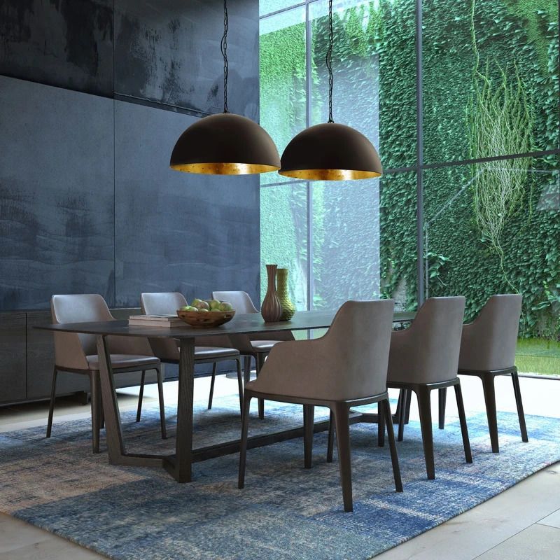 Steinhauer Semicirkel LED Hanglamp | 2x E27 40W | Dimbaar | Goud/Zwart