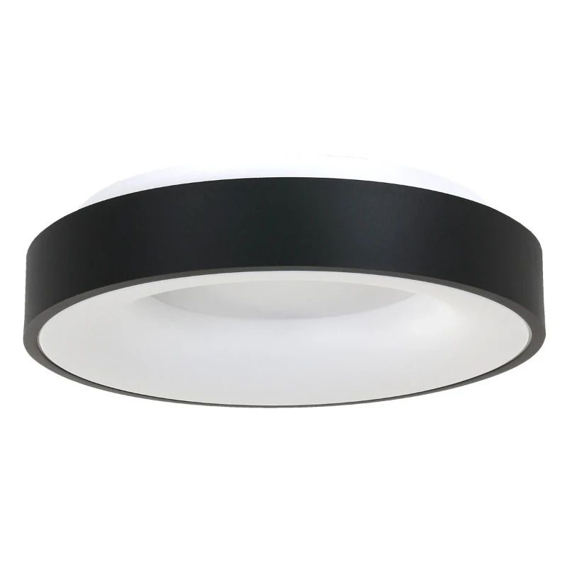 Steinhauer Ringlede LED Plafondlamp | 40W 2700K 3600lm 827 | Dimbaar | Wit/Zwart