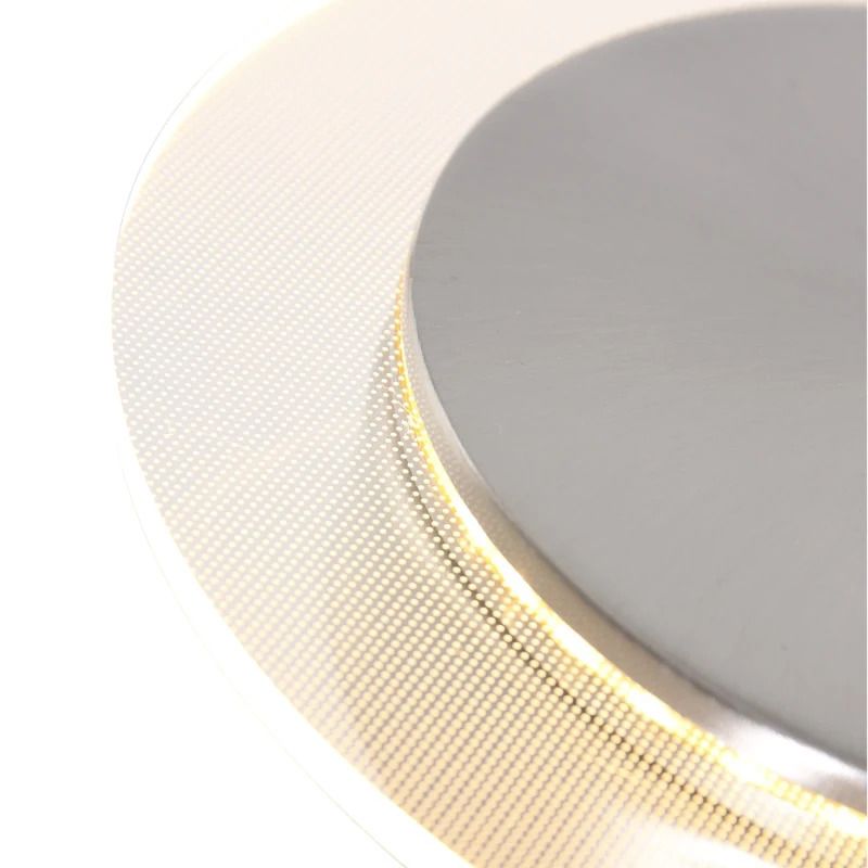 Steinhauer Lido LED Wandlamp | 8W 2700K 700lm 927 | Dimbaar | Staal/Wit