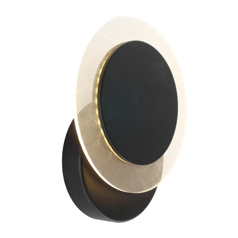 Steinhauer Lido LED Wandlamp | 8W 2700K 700lm 927 | Dimbaar | Wit/Zwart