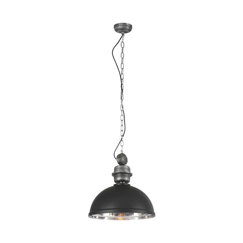 Mexlite Gaeve LED Hanglamp | 1x E27 40W | Dimbaar | Chroom/Zwart