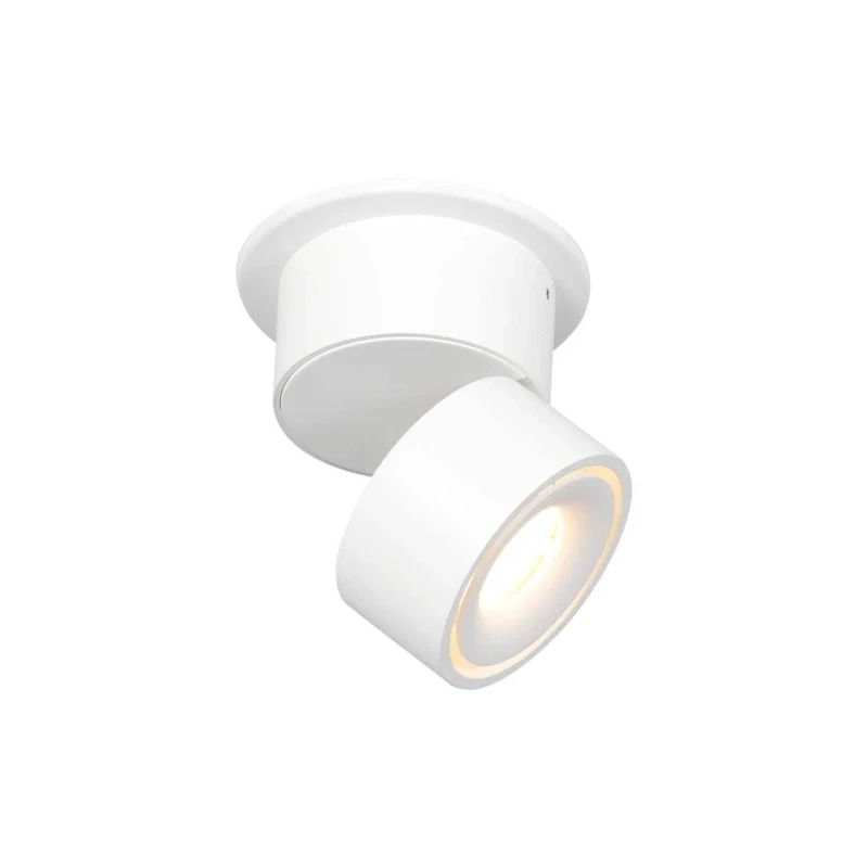Mexlite Fez Ø78mm LED Downlighter | 8W 2700K 700lm 827 | Dimbaar | Wit