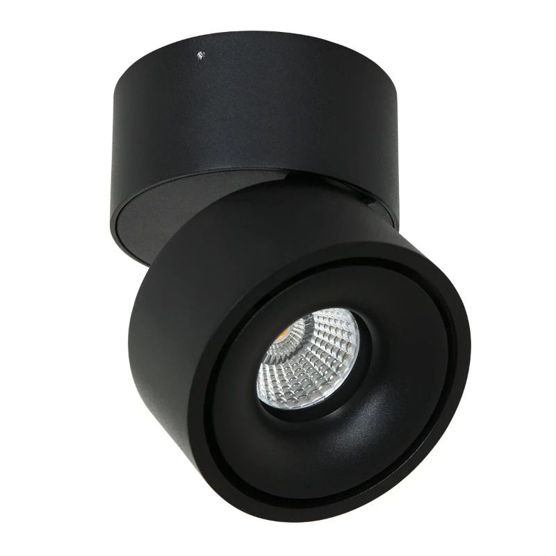 Mexlite Fez Ø78mm LED Downlighter | 8W 2700K 700lm 827 | Dimbaar | Zwart