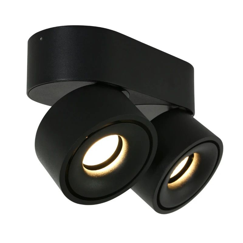 Mexlite Fez LED Downlighter | 16W 2700K 1400lm 827 | Dimbaar | Zwart