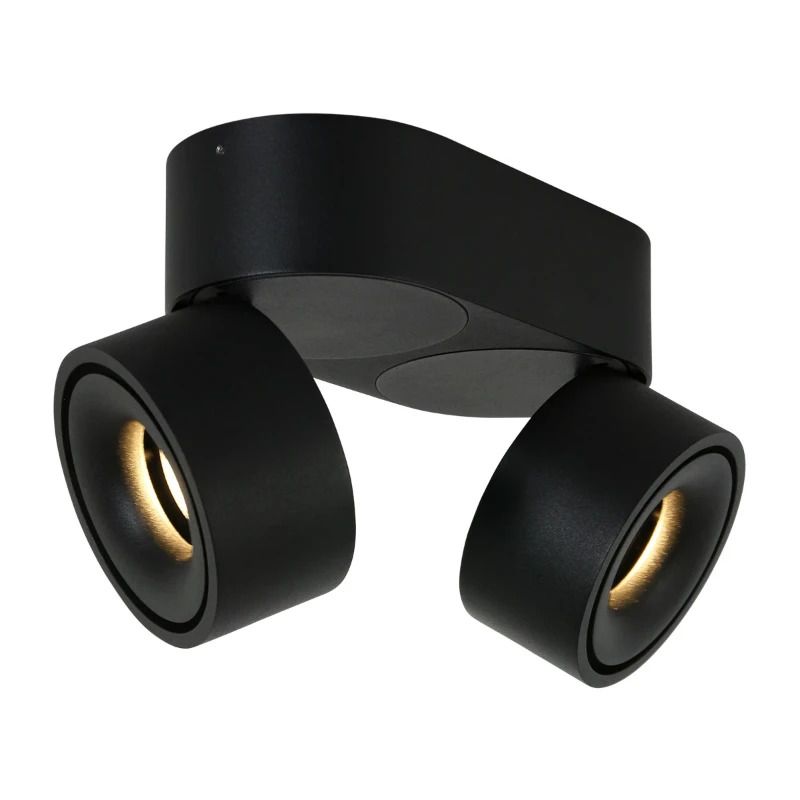 Mexlite Fez LED Downlighter | 16W 2700K 1400lm 827 | Dimbaar | Zwart