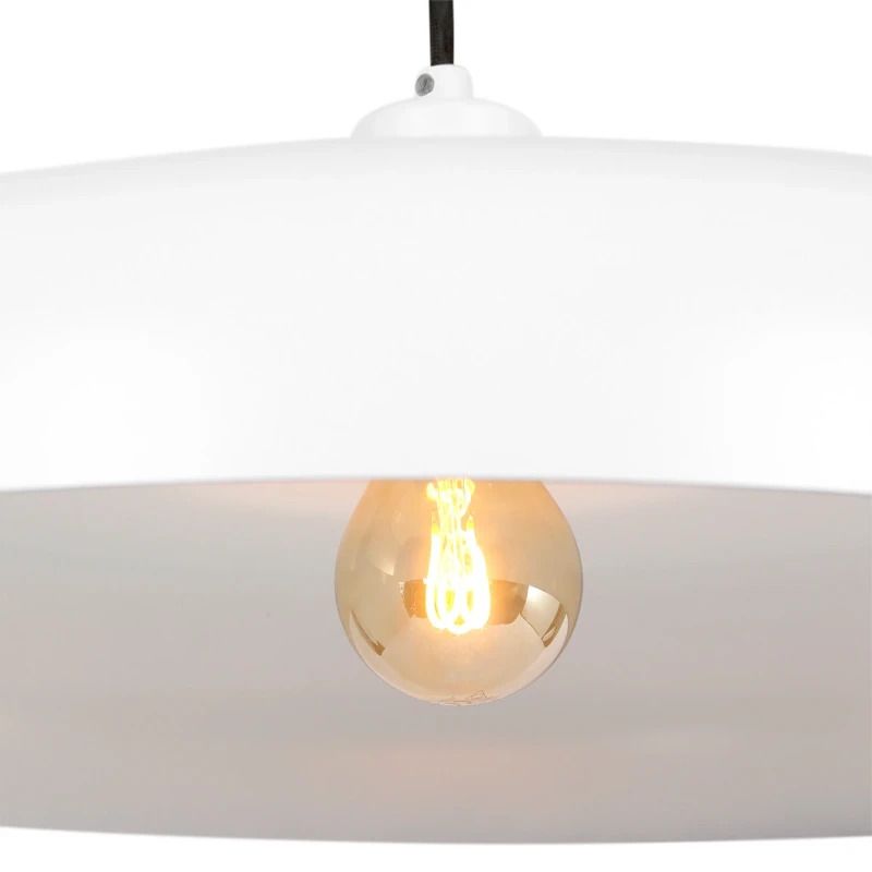 Steinhauer Krisip LED Hanglamp | 1x E27 40W | Dimbaar | Wit