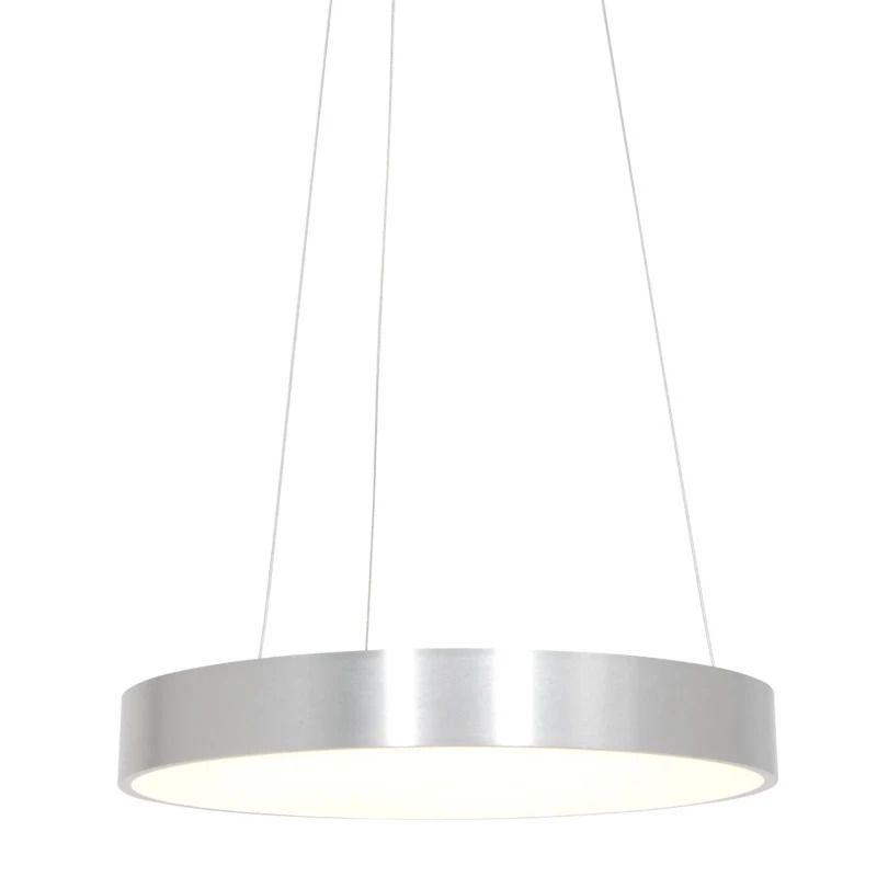 Steinhauer Ringlede LED Hanglamp | 40W 2700K 3600lm 827 | Dimbaar | Wit/Zilver