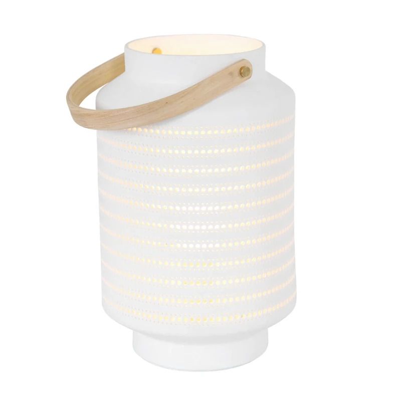 Anne Light Porcelain LED Tafellamp | 1x E14 40W | Dimbaar | Wit/Zwart