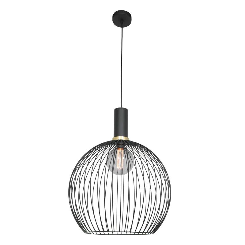 Mexlite Aureole LED Hanglamp | 1x E27 40W | Dimbaar | Goud/Zwart