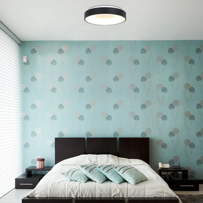 Steinhauer Ringlede LED Plafondlamp | 30W 2700K 2800lm 827 | Dimbaar | Wit/Zwart