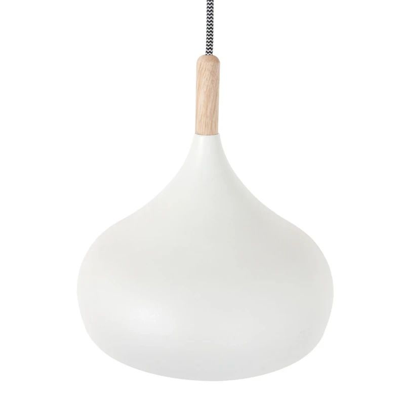 Mexlite Bjorr LED Hanglamp | 3x E27 40W | Dimbaar | Hout/Wit