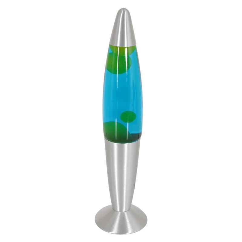 Mexlite Volcan LED Tafellamp | 1x E14 25W 2700K 150lm 927 | Blauw/Geel/Staal