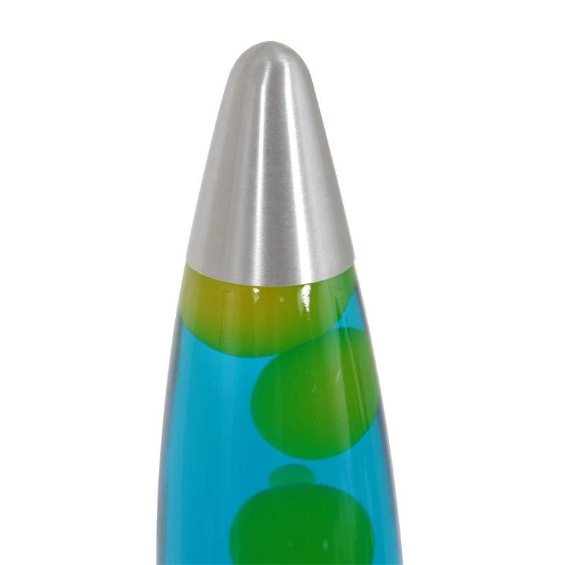 Mexlite Volcan LED Tafellamp | 1x E14 25W 2700K 150lm 927 | Blauw/Geel/Staal