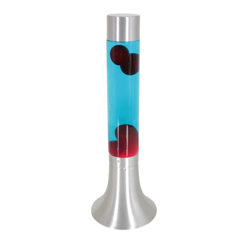 Mexlite Volcan LED Tafellamp | 1x E14 25W 2700K 150lm 927 | Blauw/Rood/Staal