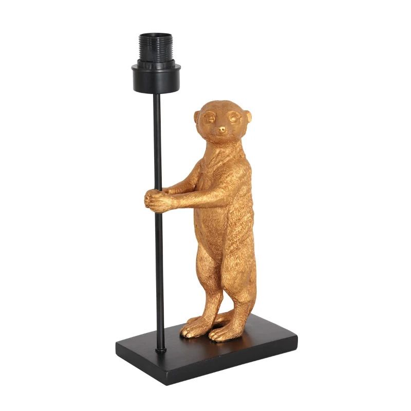 Anne Light Animaux LED Tafellamp | 1x E27 40W | Dimbaar | Goud/Zwart