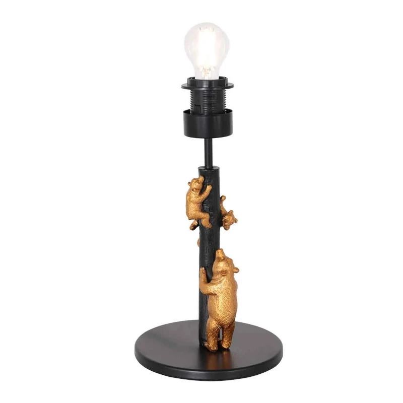 Anne Light Animaux LED Tafellamp | 1x E27 40W | Dimbaar | Goud/Zwart