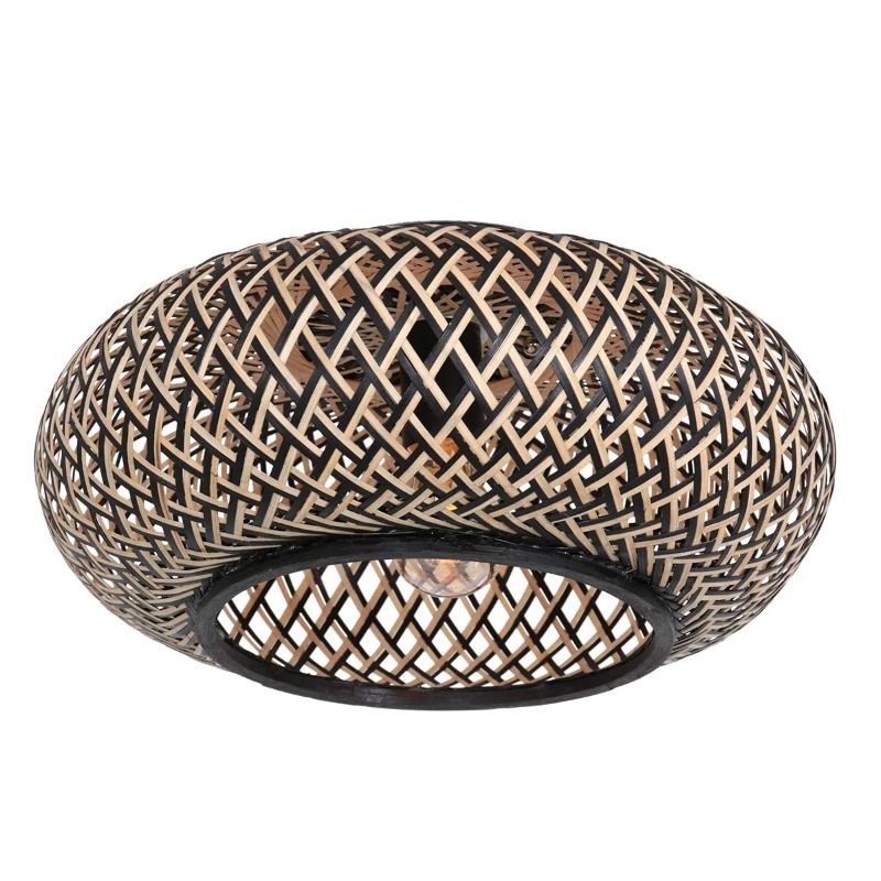 Anne Light Maze LED Plafondlamp | 1x E27 40W | Dimbaar | Beige/Zwart