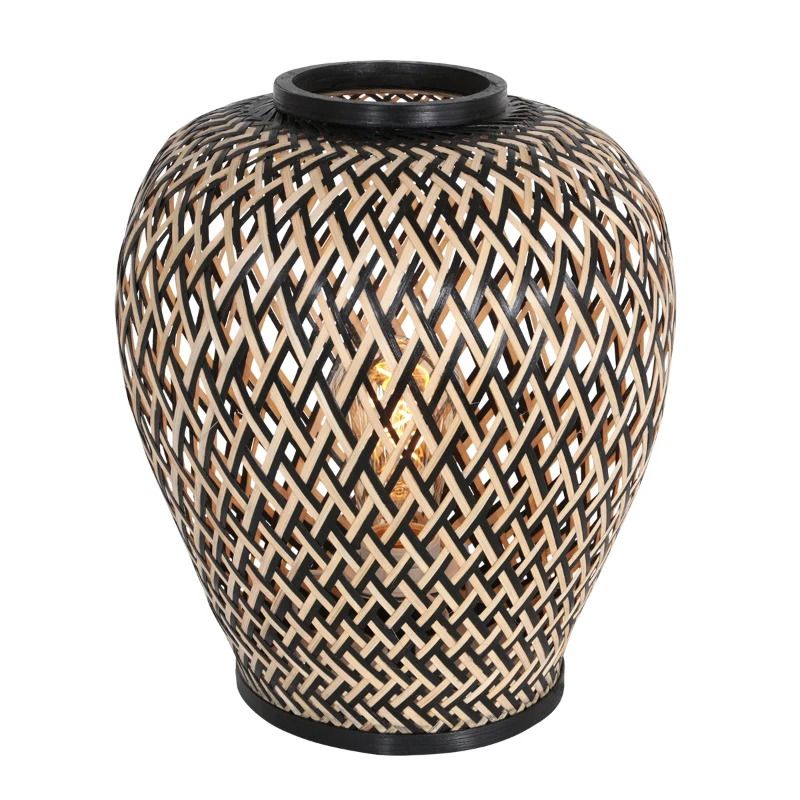 Anne Light Maze LED Tafellamp | 1x E27 40W | Dimbaar | Beige/Zwart