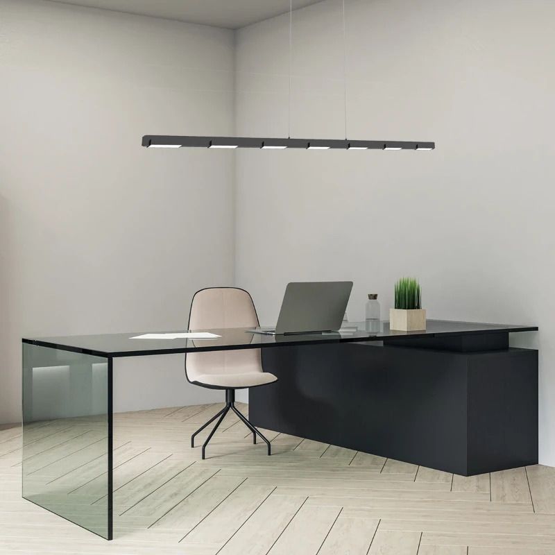 Steinhauer Bloc LED Hanglamp | 66W 2700K 6600lm 927 | Dimbaar | Zwart