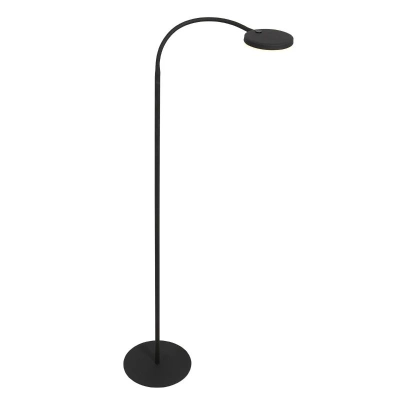 Mexlite Platu LED Vloerlamp | 10W 2700K/4000K 900lm 827/840 | Dimbaar | Zwart