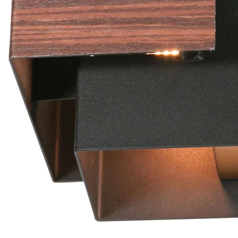 Steinhauer Muro LED Wandlamp | 1x G9 3W 2700K 300lm 927 | Dimbaar | Bruin/Zwart