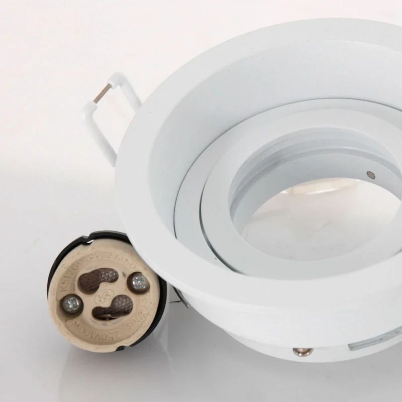 Steinhauer Pelite spot Ø10cm LED Inbouwspot | 1x GU10 10W | Dimbaar | Wit
