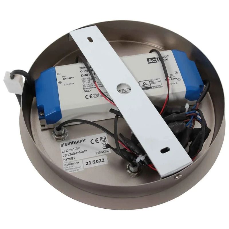 Steinhauer Turound LED Plafondlamp | 50W 2700K 5000lm 927 | Dimbaar