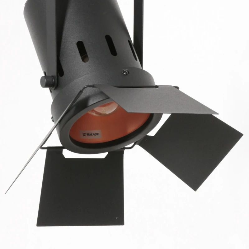 Mexlite Carree LED Hanglamp | 1x E27 40W | Dimbaar | Zwart