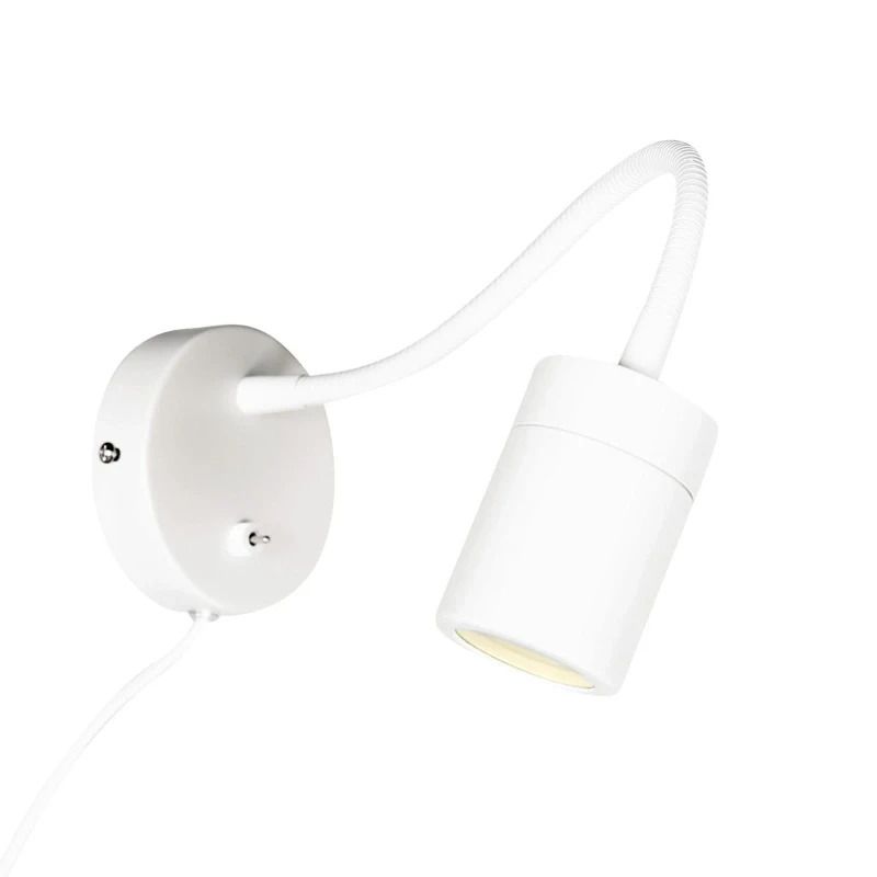 Mexlite Upround LED Wandlamp | 1x GU10 4.9W 2700K 355lm 927 | Wit
