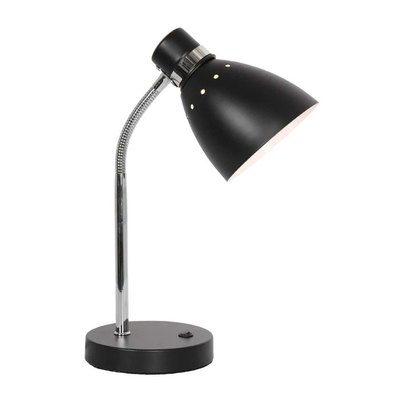 Steinhauer Spring LED Tafellamp | 1x E27 40W | Dimbaar | Zwart