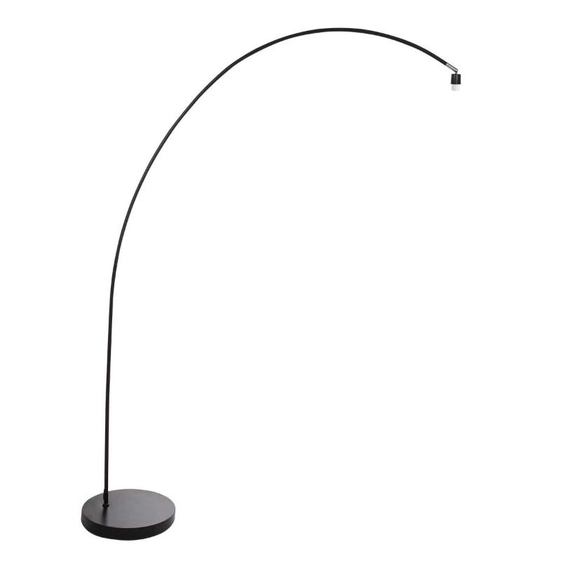 Mexlite Solva LED Staande Booglamp | 1x E27 40W | Dimbaar | Zwart