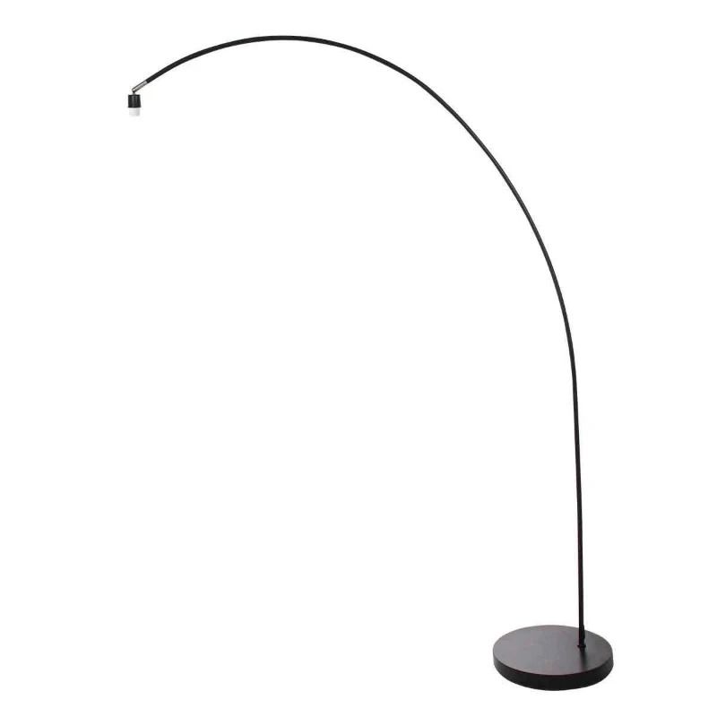 Mexlite Solva LED Staande Booglamp | 1x E27 40W | Dimbaar | Zwart