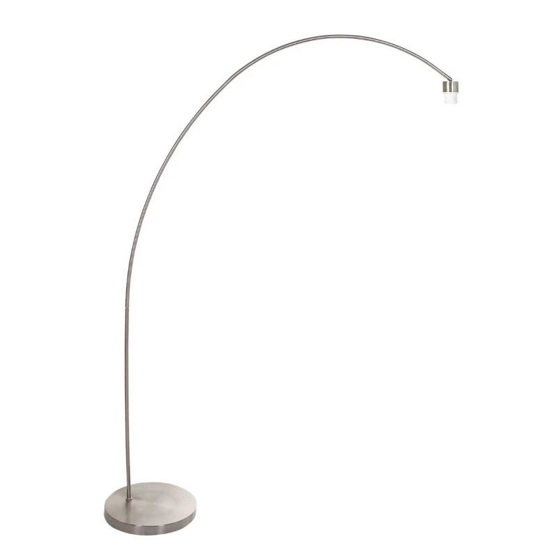 Mexlite Solva LED Staande Booglamp | 1x E27 40W | Dimbaar | Staal