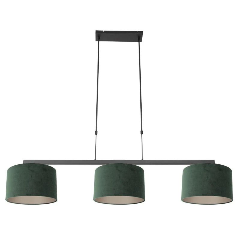 Steinhauer Stang LED Hanglamp | 3x E27 40W | Dimbaar | Groen/Zwart