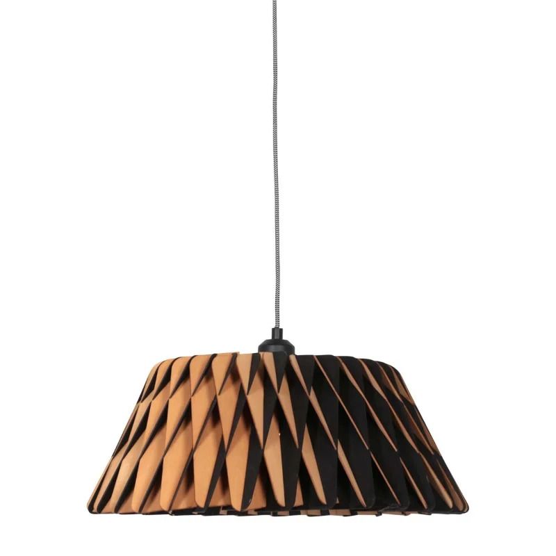 Anne Light Maze LED Hanglamp | 1x E27 40W | Dimbaar | Hout/Zwart