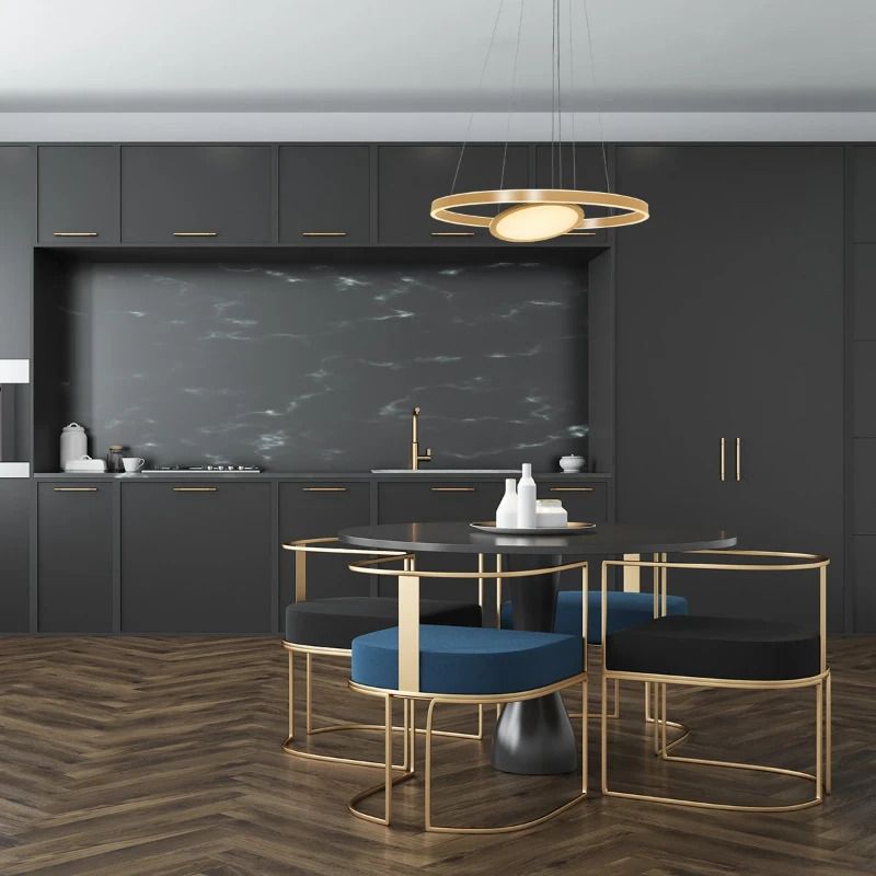 Steinhauer Ringlux LED Hanglamp | 24W 2700K 6600lm 927 | Dimbaar | Goud