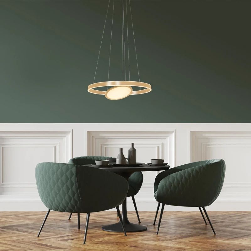 Steinhauer Ringlux LED Hanglamp | 24W 2700K 6600lm 927 | Dimbaar | Goud
