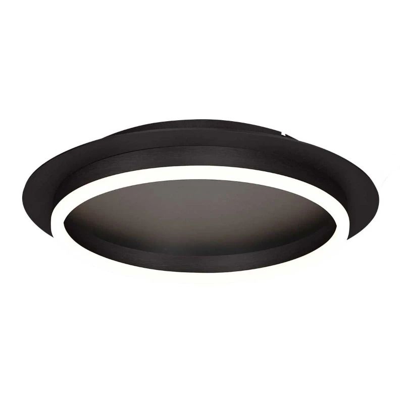 Steinhauer Ringlux LED Plafondlamp | 20W 2700K 2000lm 927 | Dimbaar | Zwart