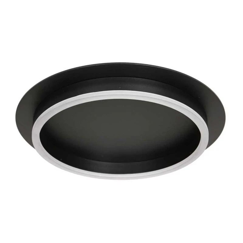 Steinhauer Ringlux LED Plafondlamp | 20W 2700K 2000lm 927 | Dimbaar | Zwart