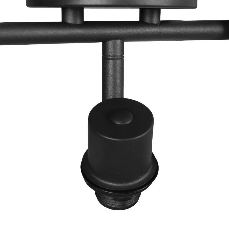 Mexlite Bambus LED Plafondspot | 3x E14 40W | Dimbaar | Zwart