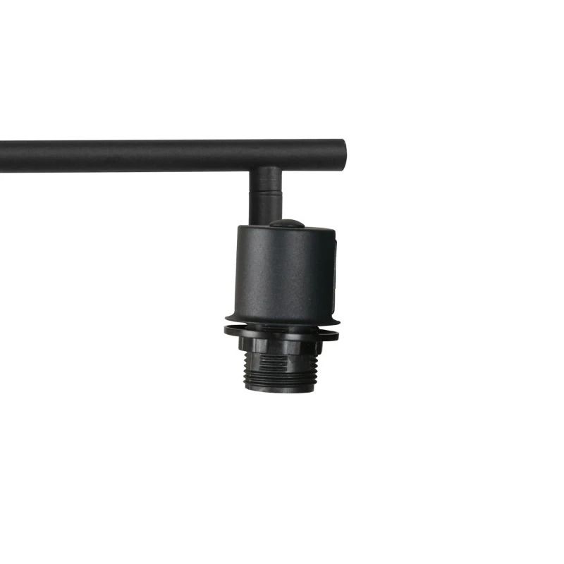 Mexlite Bambus LED Plafondspot | 3x E14 40W | Dimbaar | Zwart